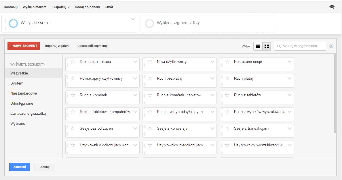 Segmentacja W Google Analytics B4internet