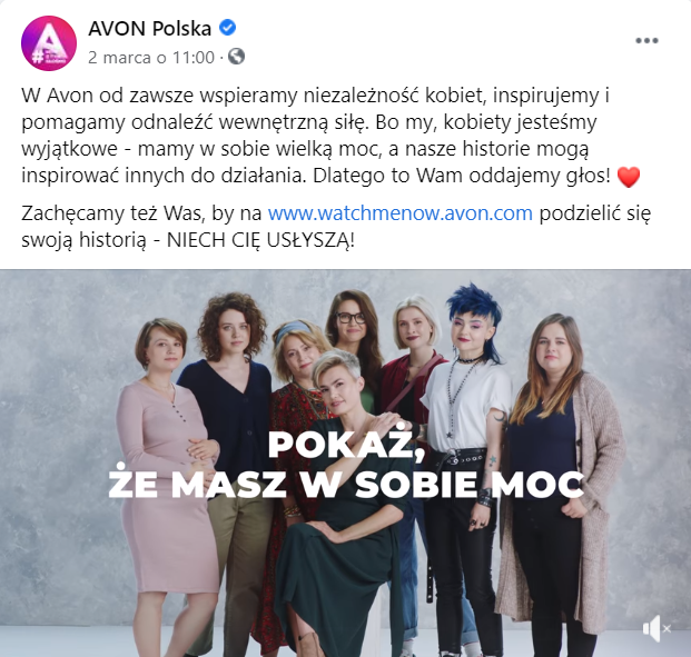 avon polska dzień kobiet niech cię usłyszą 2 b4internet